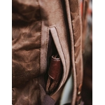 pinto sac à dos rétro vintage intemporel homme femme pratique baroudeur toile cuir roll-top bagaran achat boutique mode tendance quotidien ( (3)