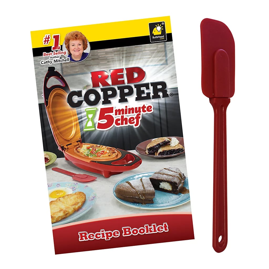 5 minute chef red copper cuisson appareil eletrique teleshopping euroshopping grill duo cooker recettes-min