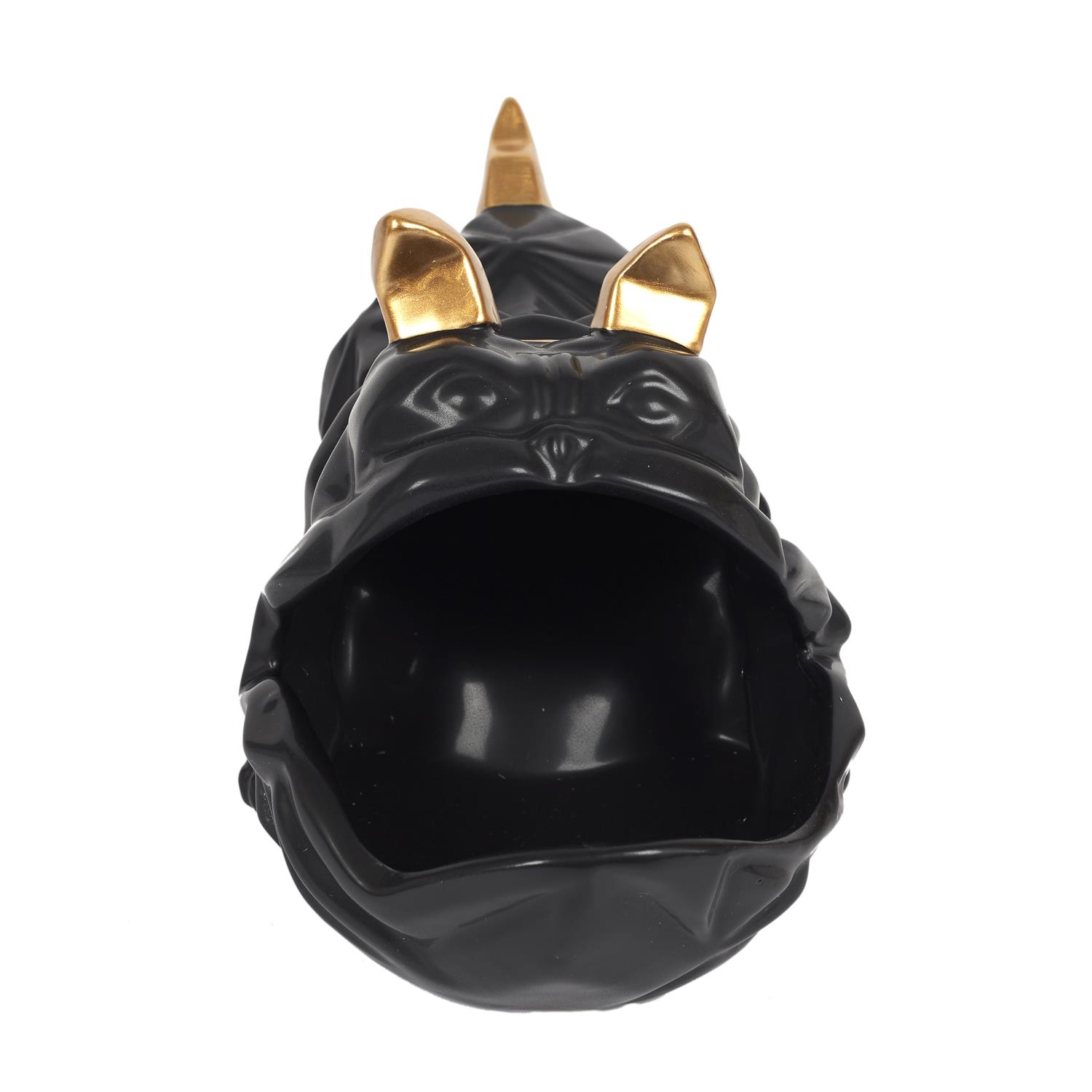 deco-moderne-chien-ceramique-noir-range-cles-organisateur