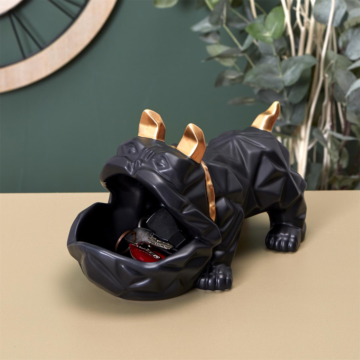 accessoire-rangement-pratique-entree-chien-ceramique-noir