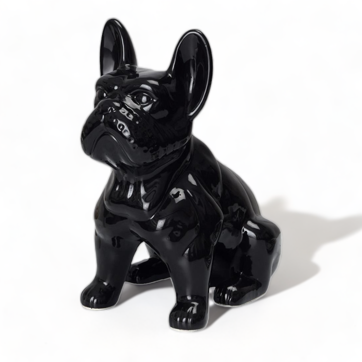 Statuette Bulldog Céramique - Élégance Contemporaine pour une Déco Unique - Moderne et Élégante