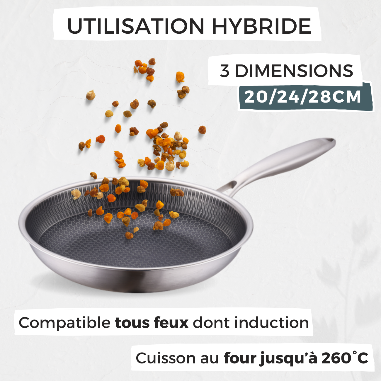 Votre Alliee en Cuisine Poele 3D Antiadhesive de Qualite Professionnelle