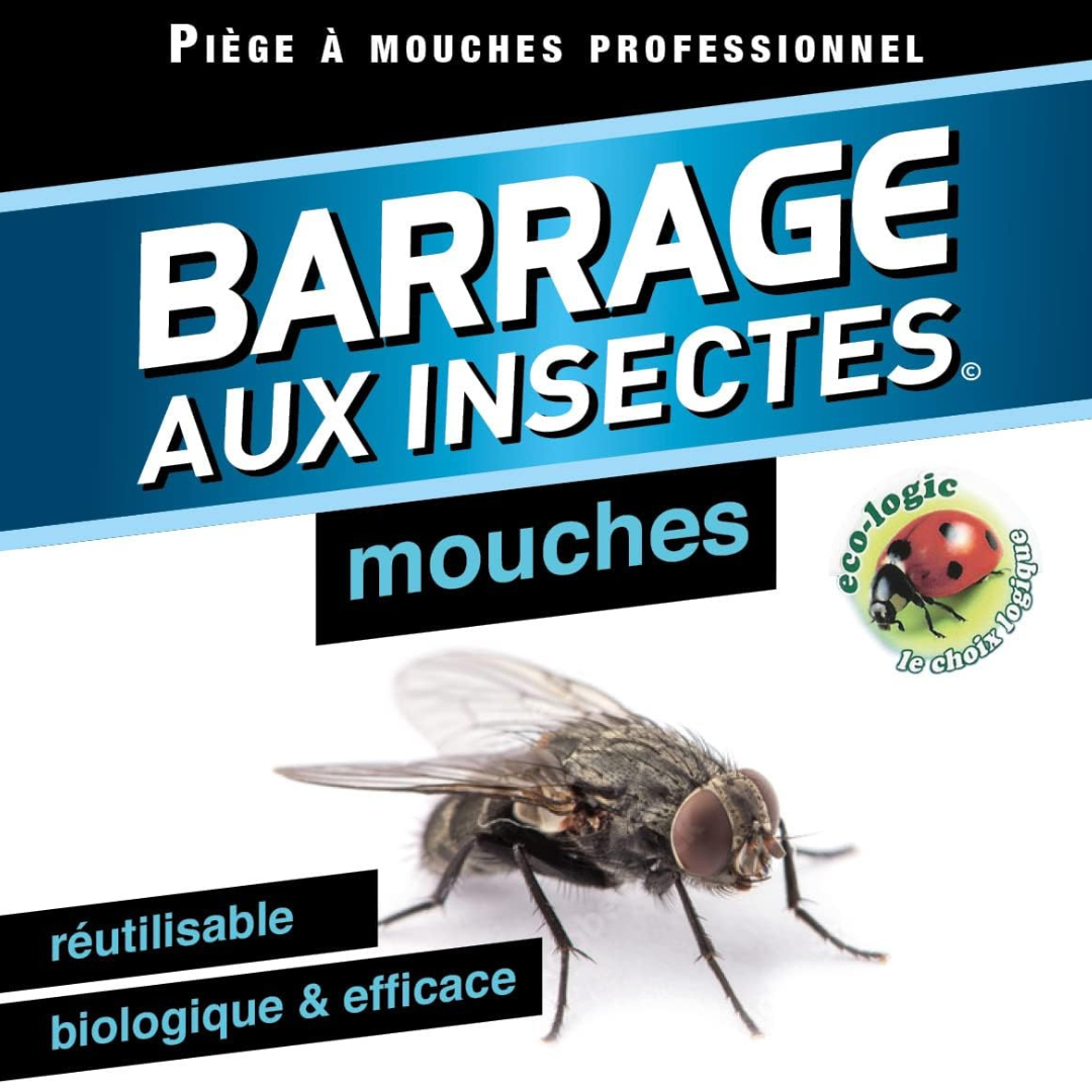 Barrage aux Insectes Spécial Mouches _ Éloignez les Nuisibles