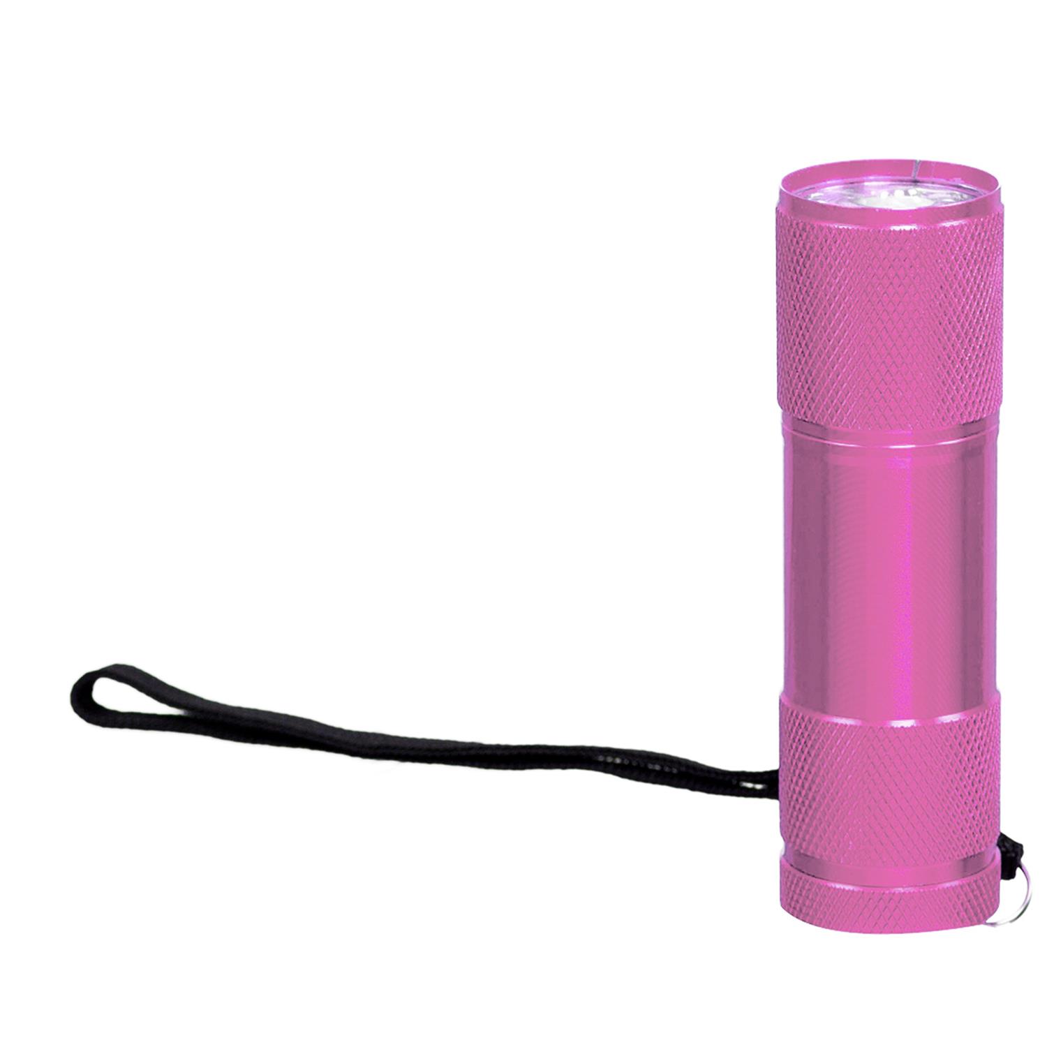mini-lampe-torche-aluminium-9-led-rose