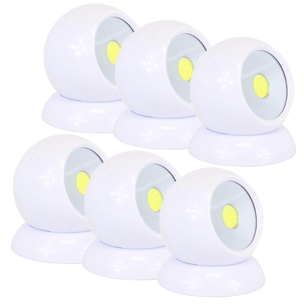 Lot de 2 Lampes LED COB 100 Lumens avec Décteur de Mouvement