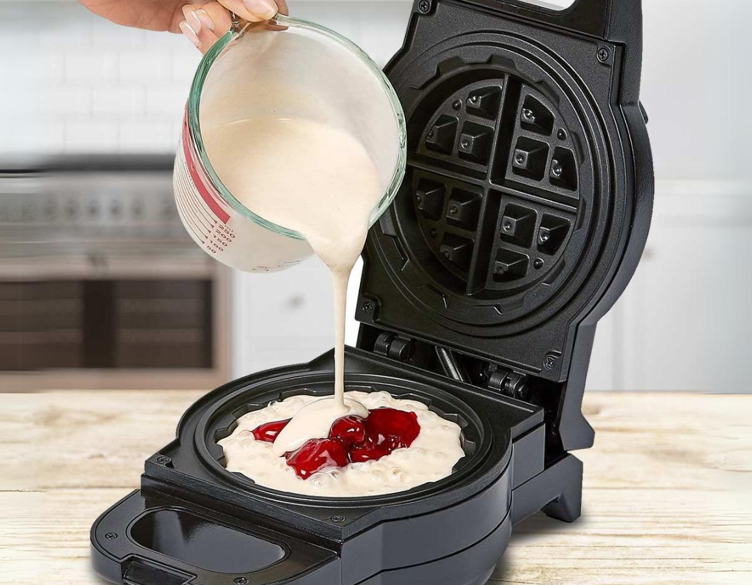 wonder gaufre ajout de la garniture