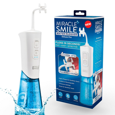 Miracle Smile Hydropulseur 360 pour un Sourire Éclatant