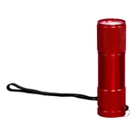mini-lampe-torche-aluminium-9-led-rouge