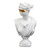 Statut buste decoratif resine deco blanc or figure original masque dore royal femme homme grec art monde sculpture grecque figurine decoration mannequin socle contemporain 7
