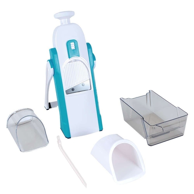 Mandoline Slicer Multifonction à Piston XL Ultra Safety