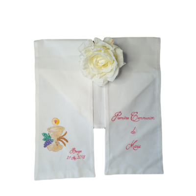 écharpe de communion personnalisée C001