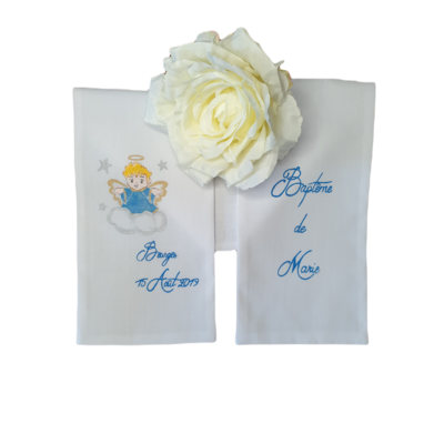 écharpe de baptême personnalisée 003