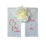écharpe de baptême personnalisée 006