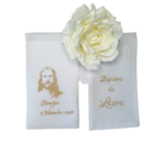 écharpe de baptême personnalisée 019