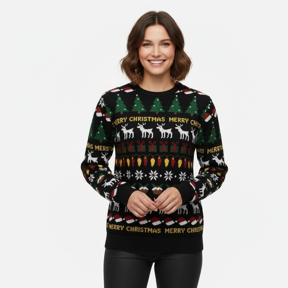 Pull de Noel-Dans les bois-Femme