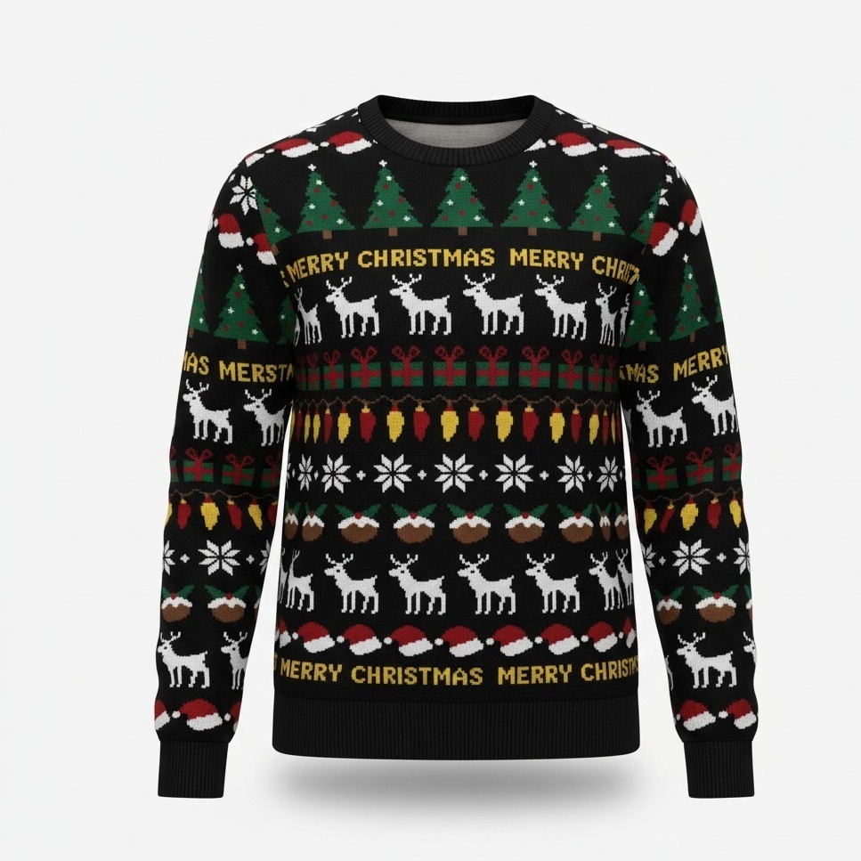 Pull de Noel-Dans les bois