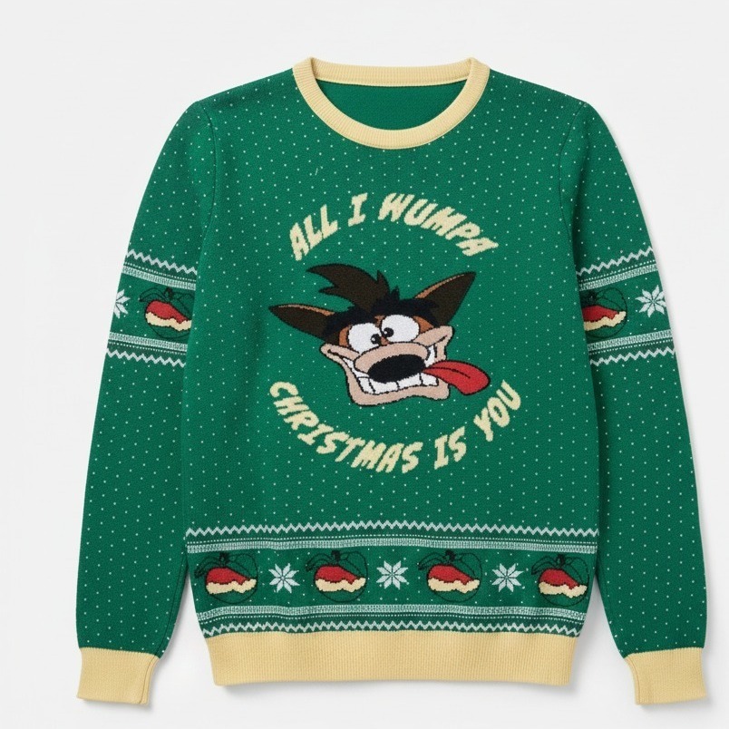 Pull de Noel-Crash Bandicoot