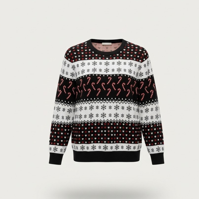 Pull de Noël Petits coeurs