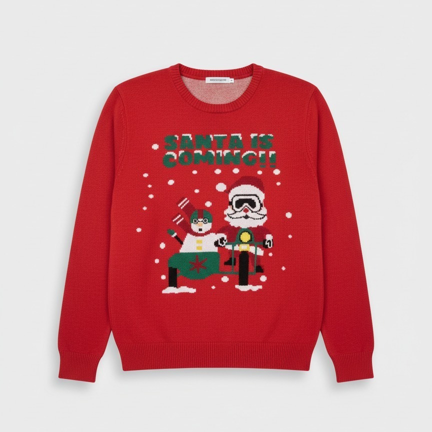 Pull de Noël Santa is coming