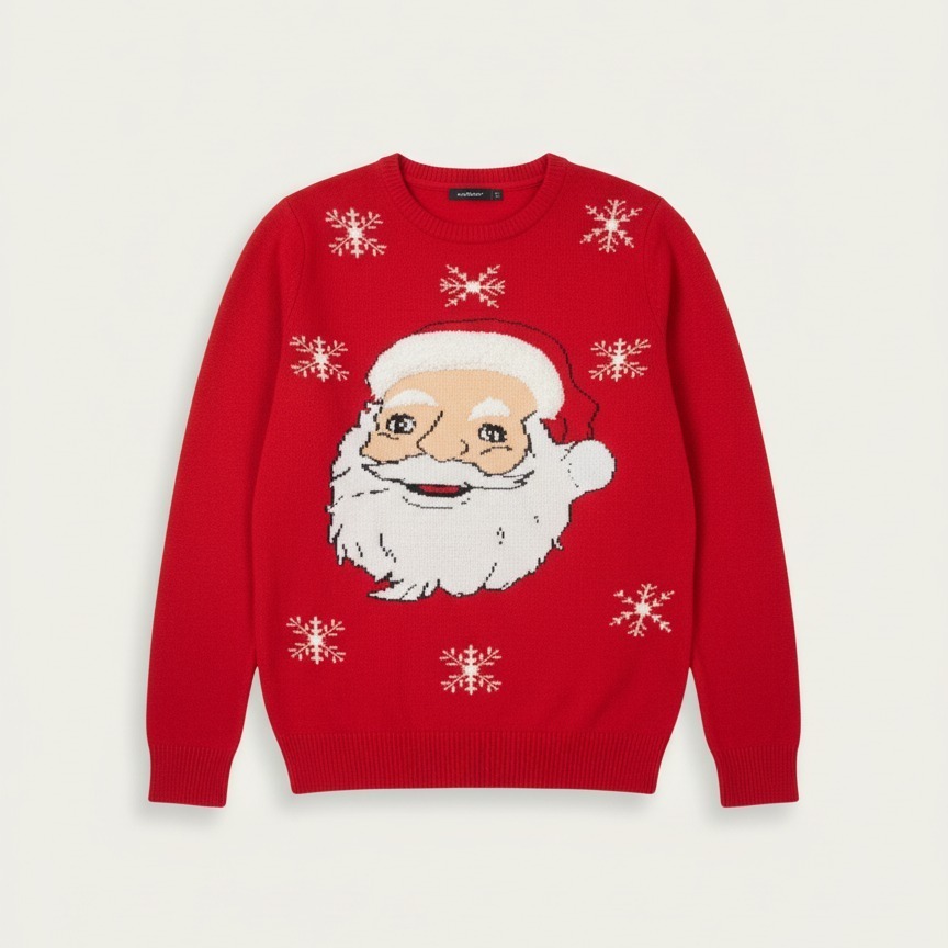 Pull de Noël Sourcils poilus