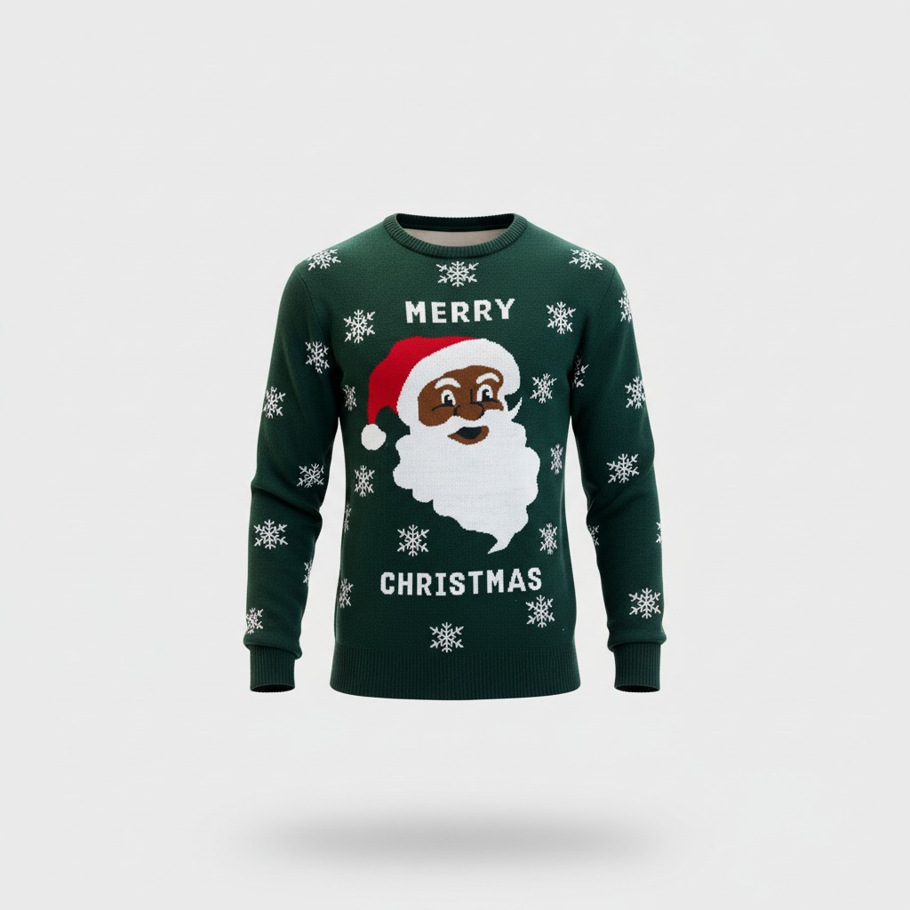 pull de noel_pere noel de couleur