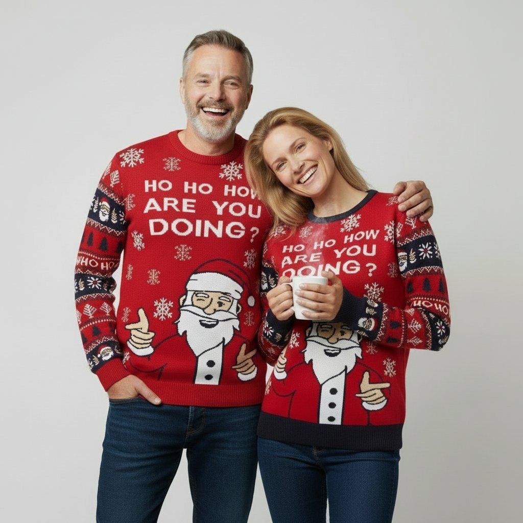 Pull de Noël Content de te voir