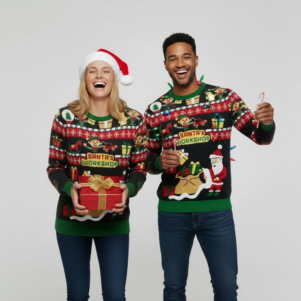 Pull de Noël Atelier du père Noël