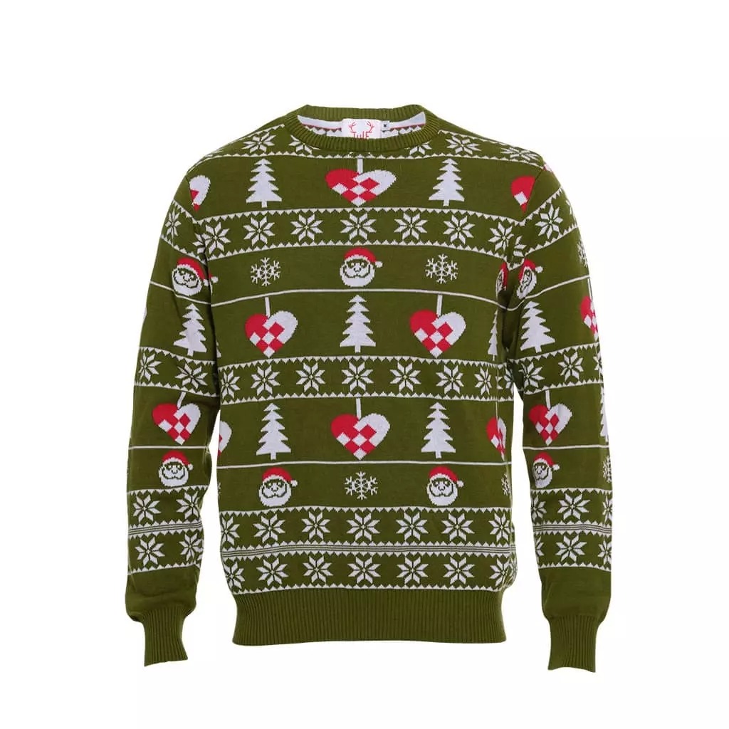pull-de-noel-coton-terre-et-vert