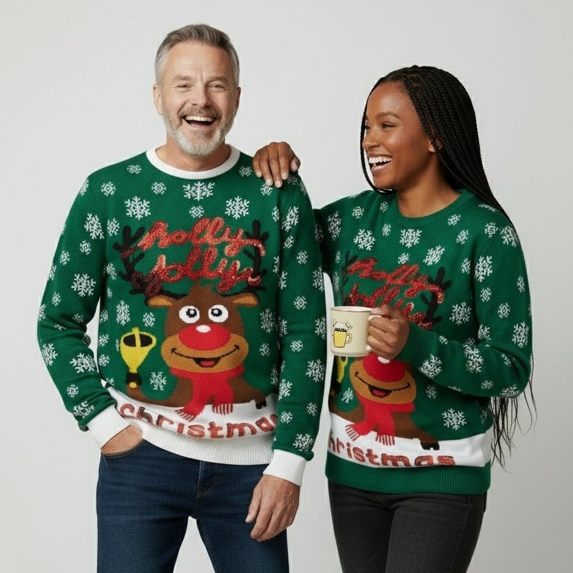 Pull de Noël Joyeux Rudolph