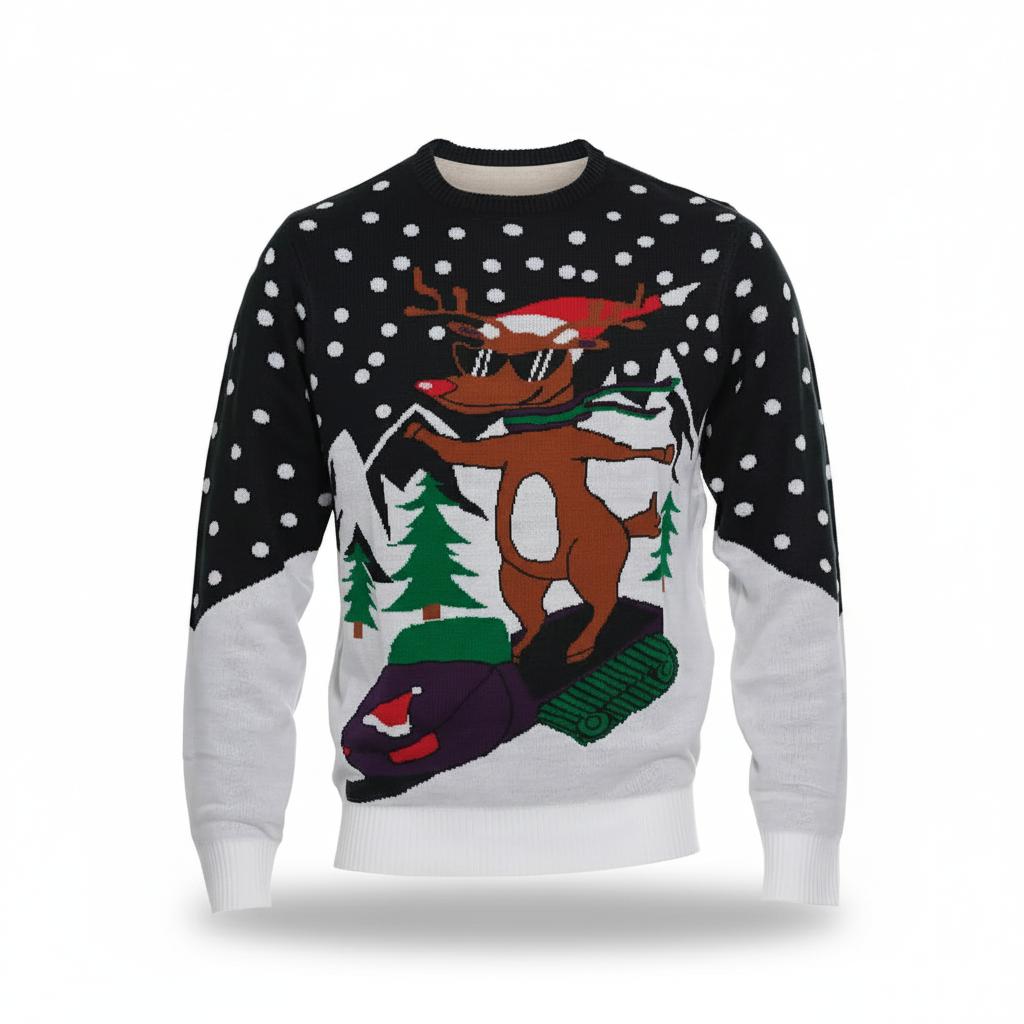 pull-noel-rudolph-moto-neige