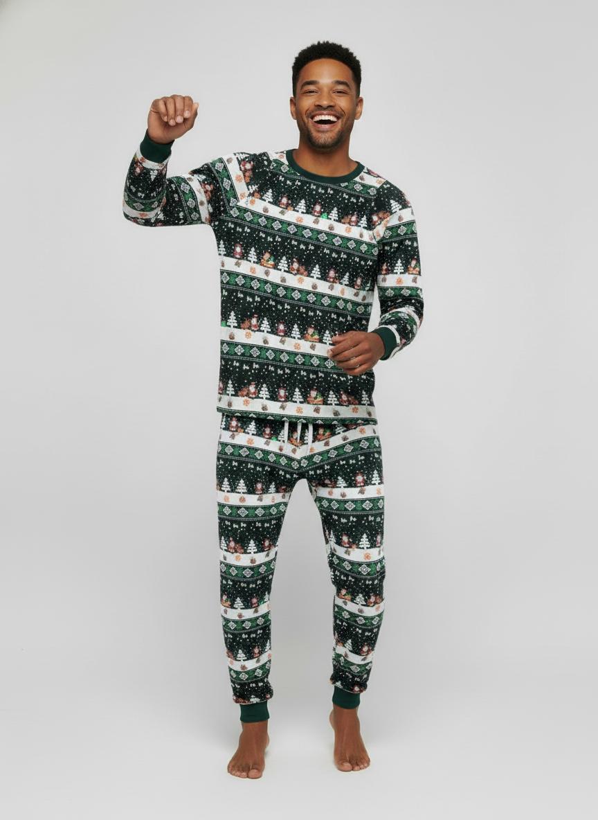 Pyjama-de-Noel-Foret enchantee-Homme