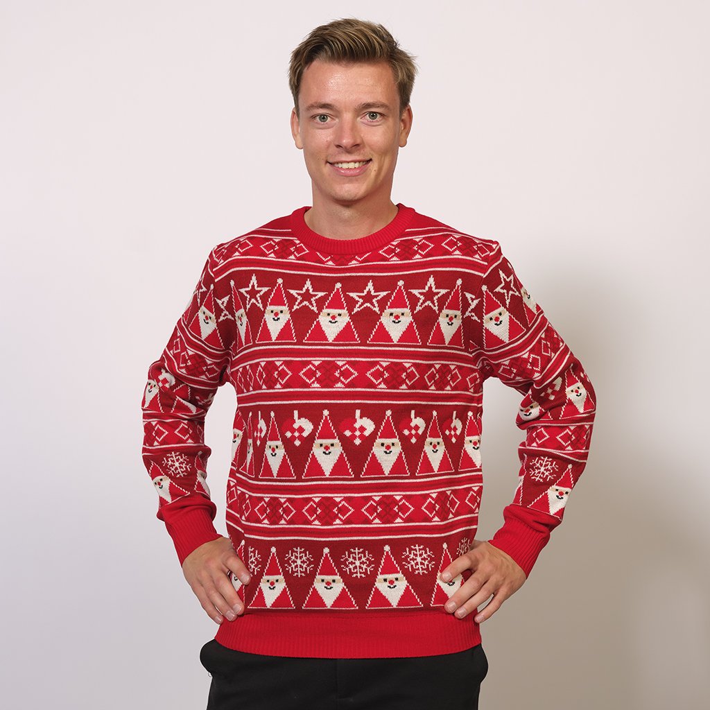 Pull Moche De Noël Homme/femme - Design 3D Drôle (Père Noël, Renne), Pour Fêtes, Cadeau Humour, Matières Douces
