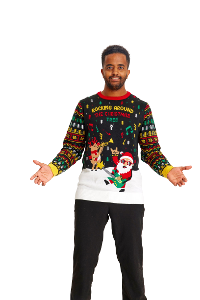 Pull moche noel lumineux hot sale