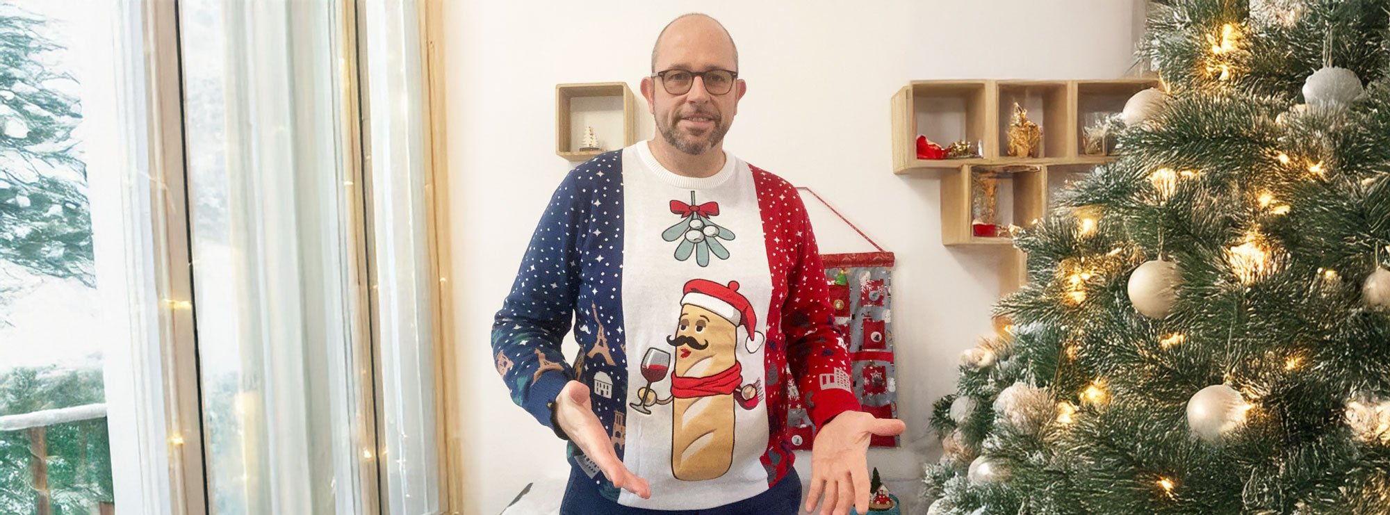 christophe abraham mon pull moche de noel paysage