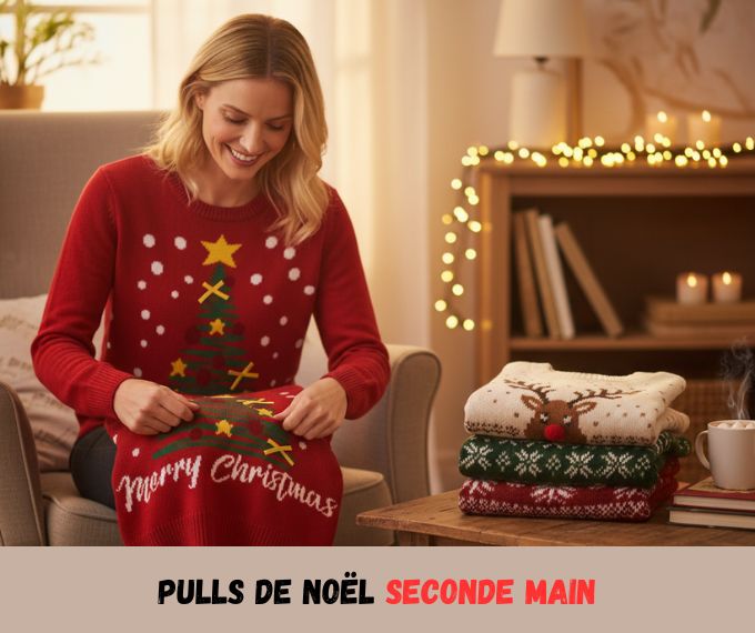 pull de noel seconde main