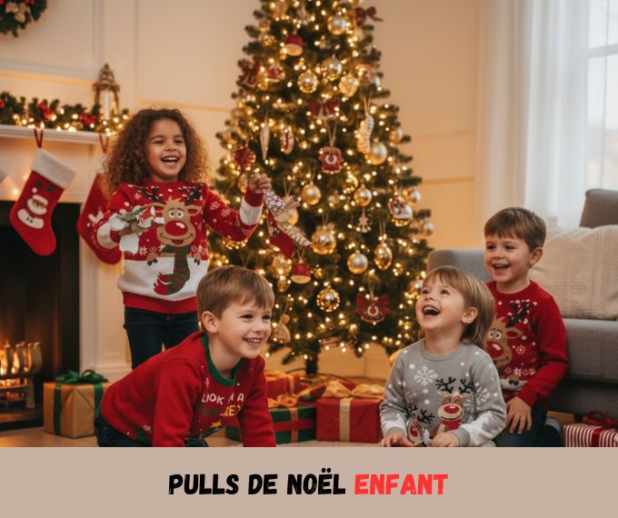 pull de noel enfant