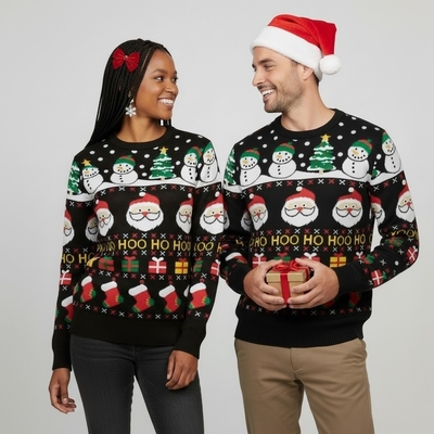 Pull de Noel-Hohoho- Couple