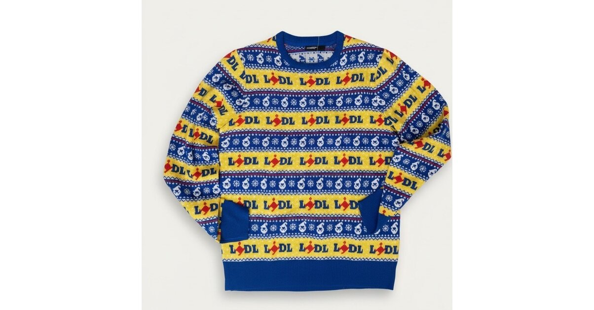 Pull De Noël Wankil 2021 - Édition Limitée - Taille XL - Bleu - Neuf Sans étiquettes