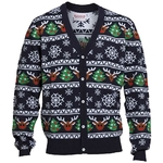 Rudolph-Weihnachtsstrickjacke