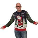 Weihnachtspullover-Santa-at-Golf-Man