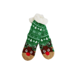 Chaussettes de Noel_vertes_Rudolph