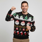 Pull de Noel-Hohoho- Homme