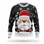 Pull de Noël-Ho ho ho il neige !-Face