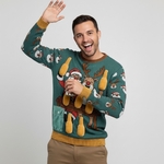 Pull de Noel- Lancer de cercles-Homme