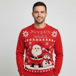 Pull de Noel-Joyeux Noel-Homme