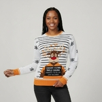 Pull de Noël %22Wanted%22-Femme