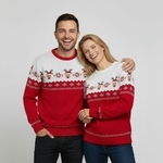 Pull de Noël %22Rudolph au nez rouge%22-Couple