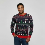 Pull de Noël %22Retro gaming%22-Homme