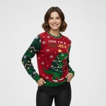 Pull de Noël -T-rex-Femme