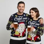 Pull de Noël %22Beer%22-Couple festif
